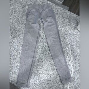 Gymshark Heather Gray High-Waisted Leggings